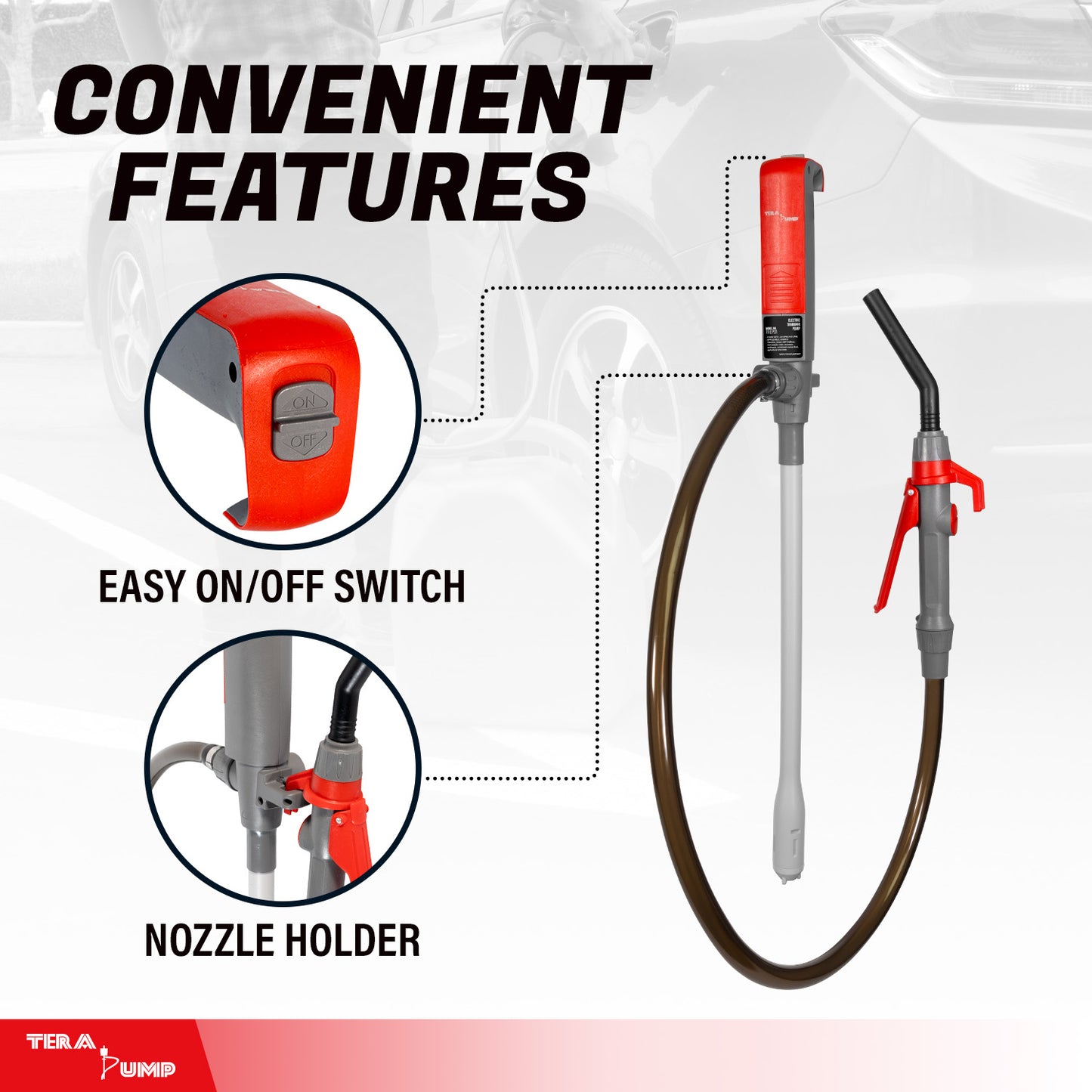 TREP01 | 2nd Gen. Multipurpose Battery Powered Fuel Transfer Pump