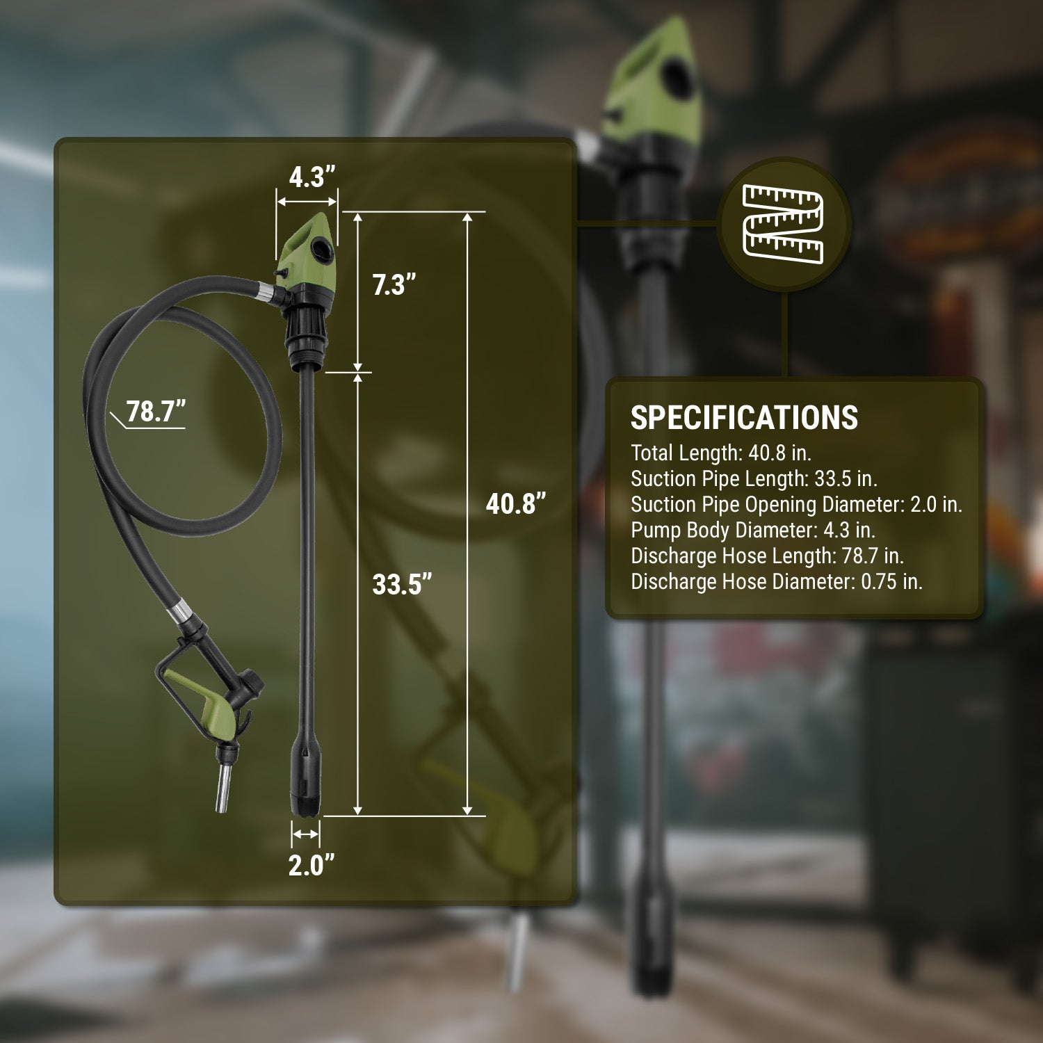 TREDRUMS | Electric 55 Gal Drum Pump