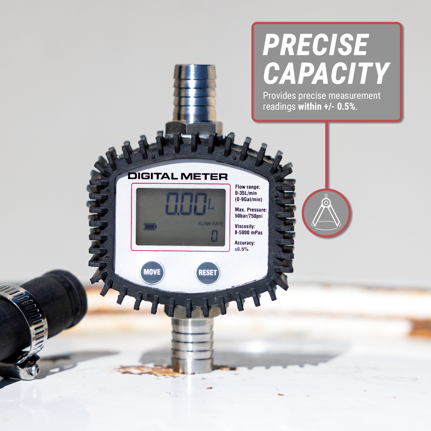 TRMETER-A-OIL | 35L Digital Oil Meter, Only – TERA PUMP